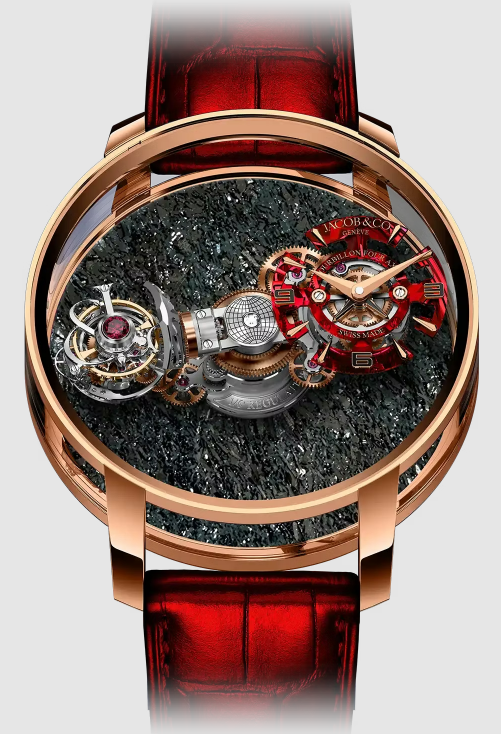 Jacob & Co astronomia four-axis tourbillon HEMATITE replica watch AT180.40.AB.UE.A Jacob & Co astronomia four-axis tourbillon HEMATITE replica watch AT180.40.AB.UE.A